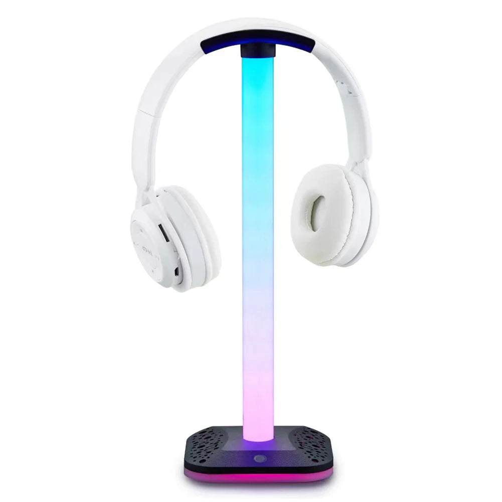 RGB Gaming Headphone Stand Desktop Earphone Holder Hanger Gamer Headset Display Stand Headset Holder Hanger Earphone Accessories