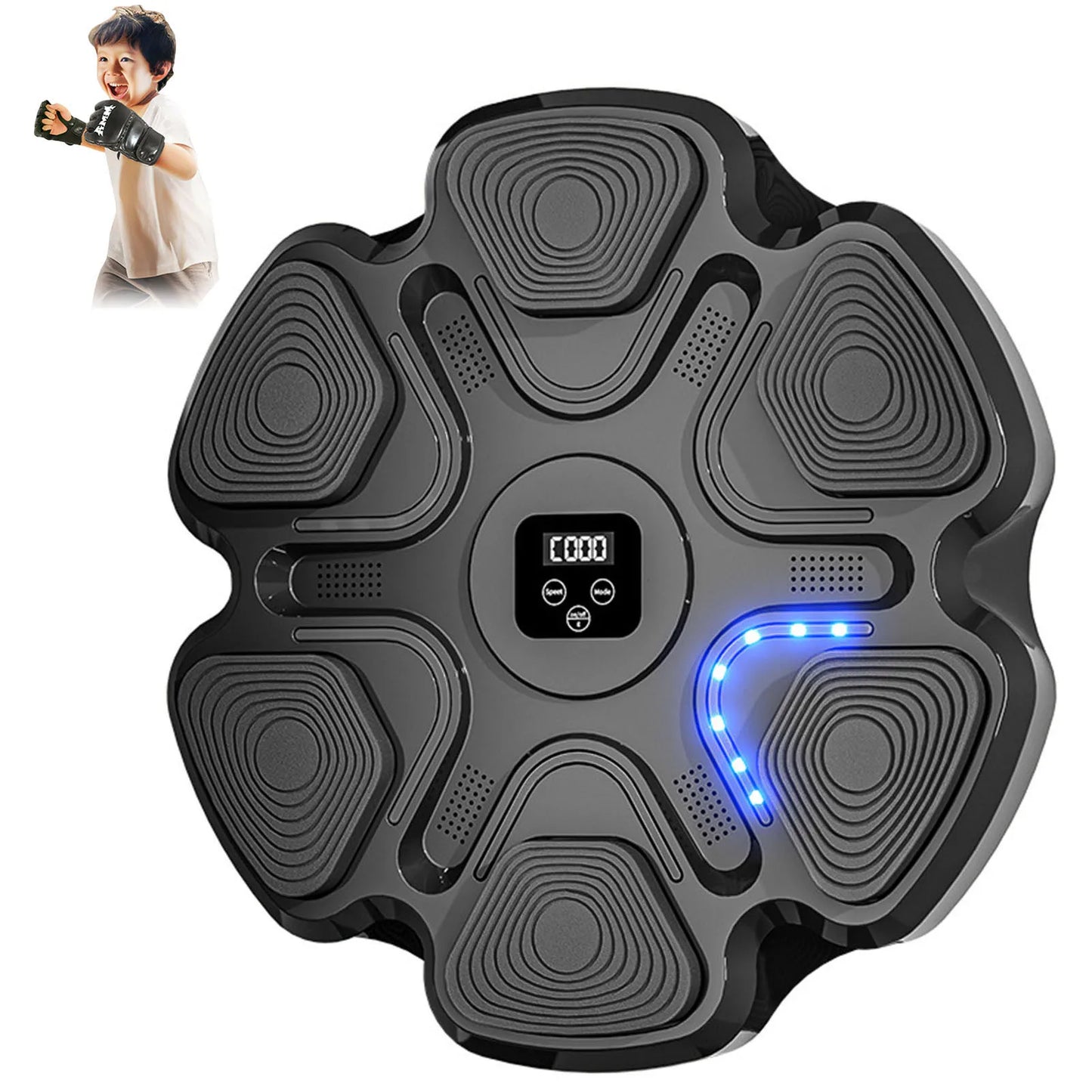 Wall Mounted Musical Boxing Machine Digital Target Training Boxing Machine for Kids Adults Men and Women MIAO-US