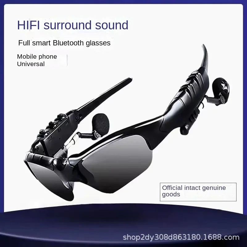 Wireless Bluetooth sunglasses with headphones