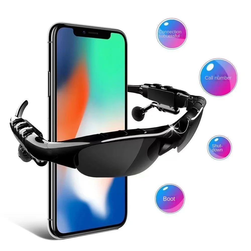 Wireless Bluetooth sunglasses with headphones