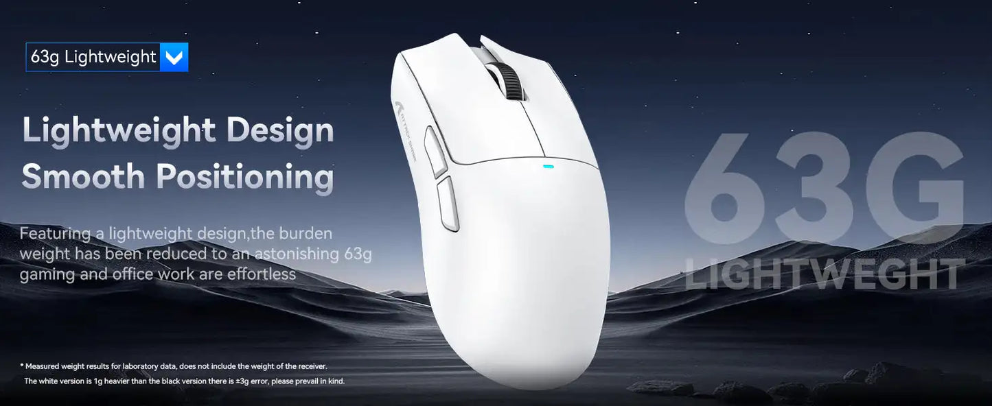 ATTACK SHARK X11 Lightweight Three-mode Wireless Gaming Mouse with RGB Charging Dock Optical Sensor PAW3311 22K DPI PC/Mac