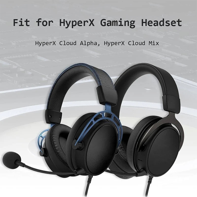 DX62 For HyperX Cloud for Alpha Gaming Headphone Cable Nylon Braided Replacement Cabl