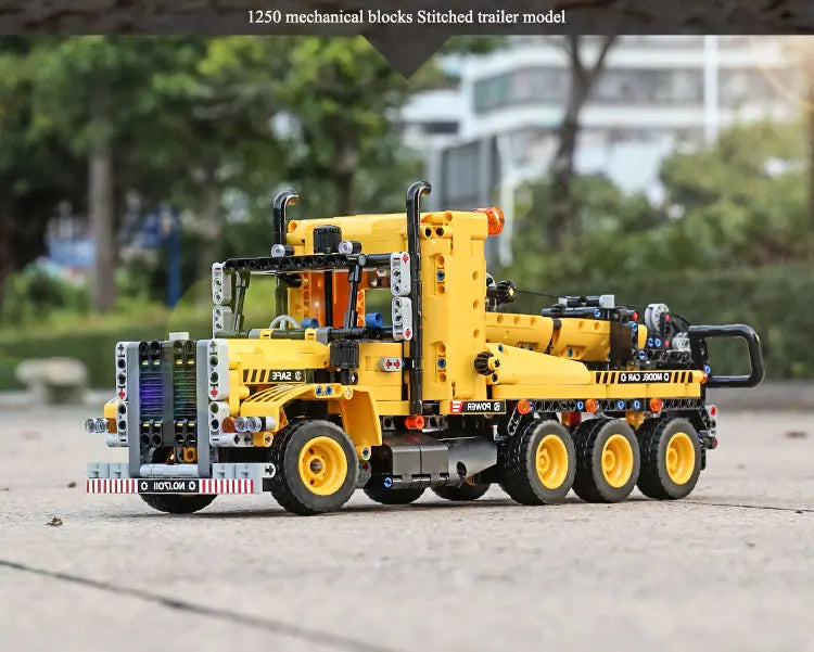 Mould King 17011 Technical Truck Toys The MOC-43434 Tow Truck Building Block Assembly Car Brick Set Kids Christmas Gift