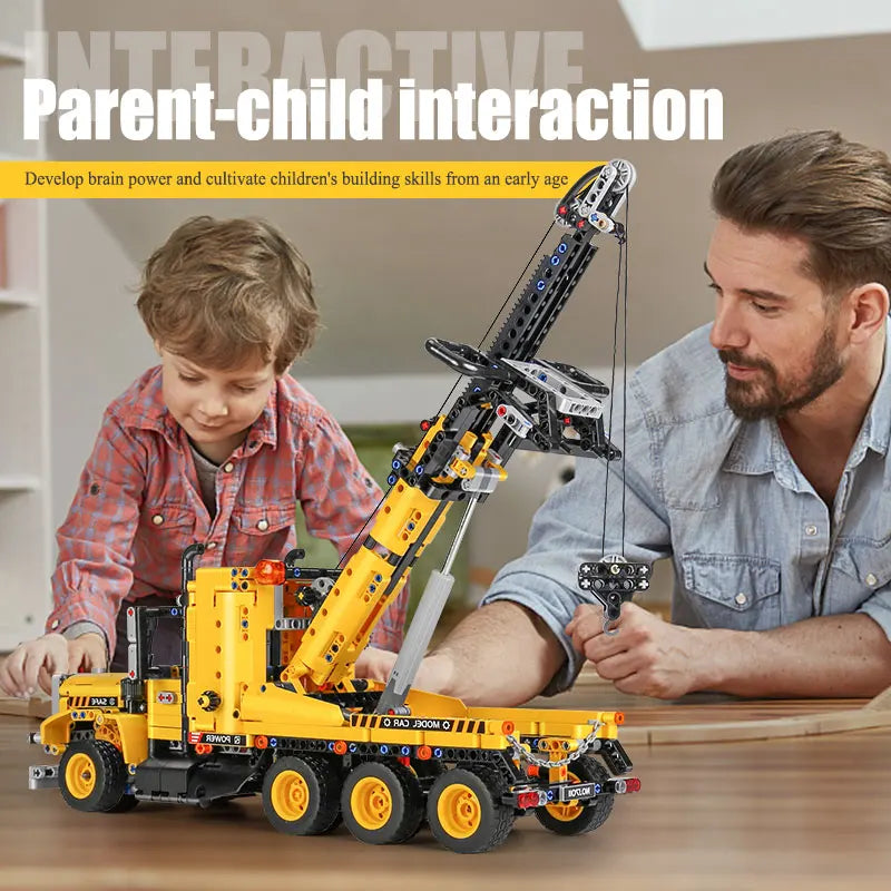 Mould King 17011 Technical Truck Toys The MOC-43434 Tow Truck Building Block Assembly Car Brick Set Kids Christmas Gift