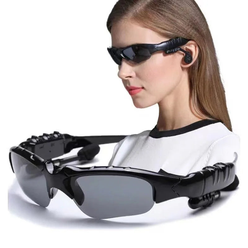 Wireless Bluetooth sunglasses with headphones