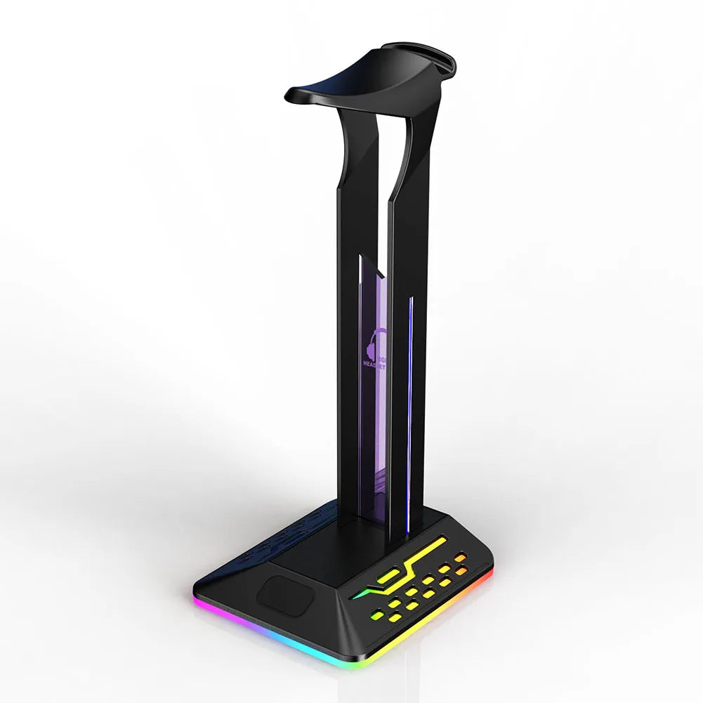 RGB Gaming Headphone Stand Desktop Earphone Holder Hanger Gamer Headset Display Stand Headset Holder Hanger Earphone Accessories