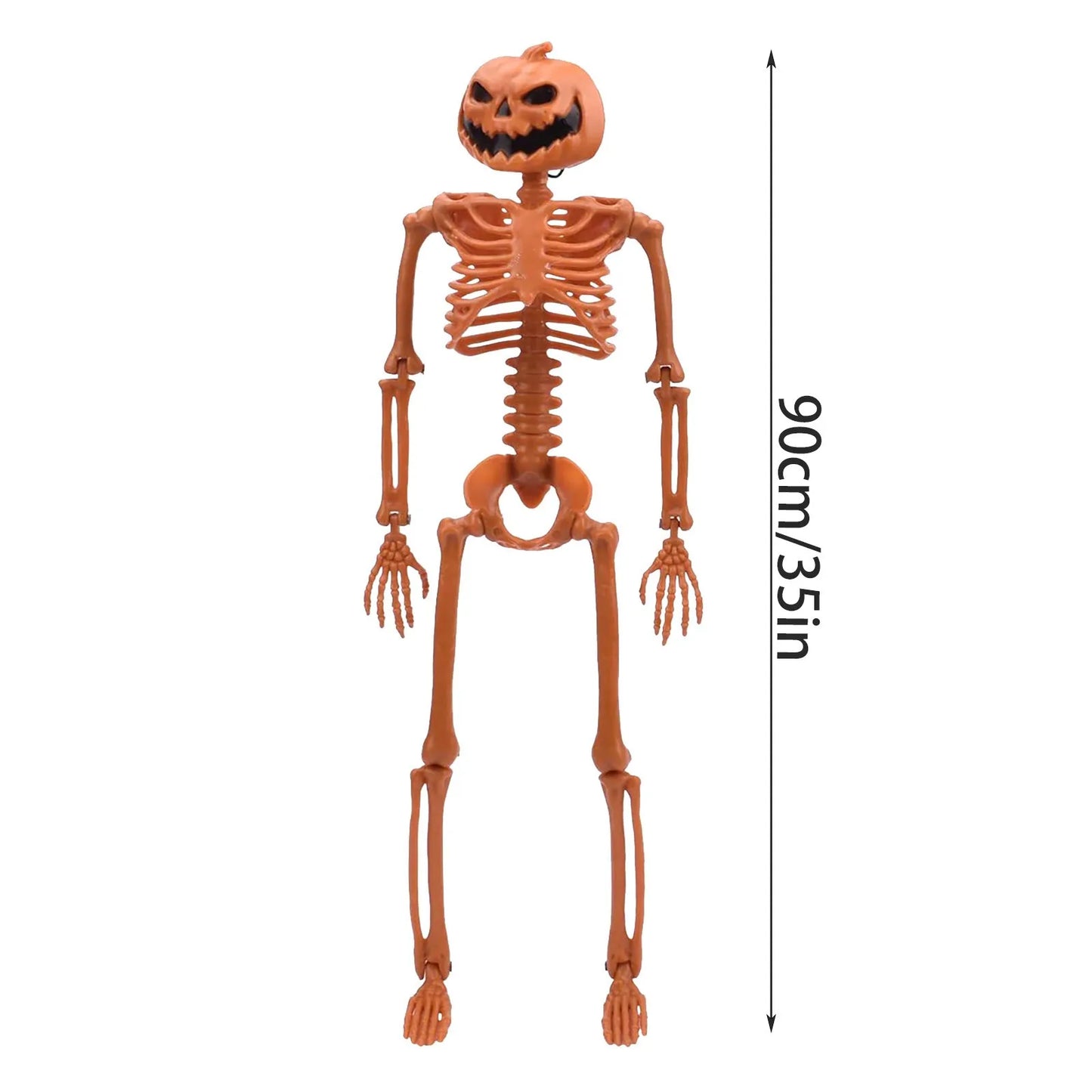 Halloween Human Shape Skeleton Posable Skeleton Human Shape Bones Halloween Herror Decorations Haunted House Horror Prop