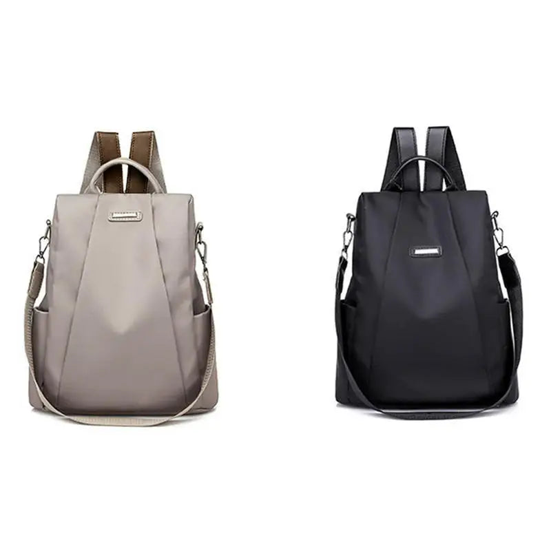 New Women's Multifunction Backpack Casual Solid Color School Bag  For Girls Fashion Detachable Strap Travel Shoulder Bag