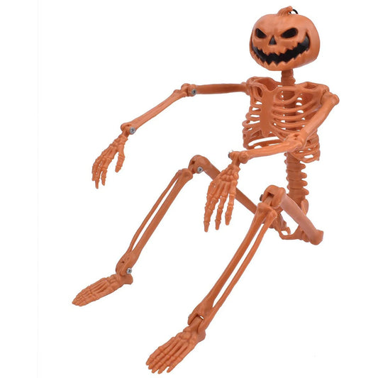 Halloween Human Shape Skeleton Posable Skeleton Human Shape Bones Halloween Herror Decorations Haunted House Horror Prop